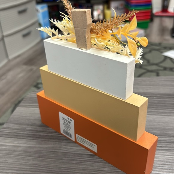 Creative design wooden decoration fall wood sign Grateful Thankful Blessed - Picture 2 of 2